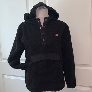 CARHARTT WOMANS SIZE LARGE (14-16) FLEECE HOODED PULLOVER